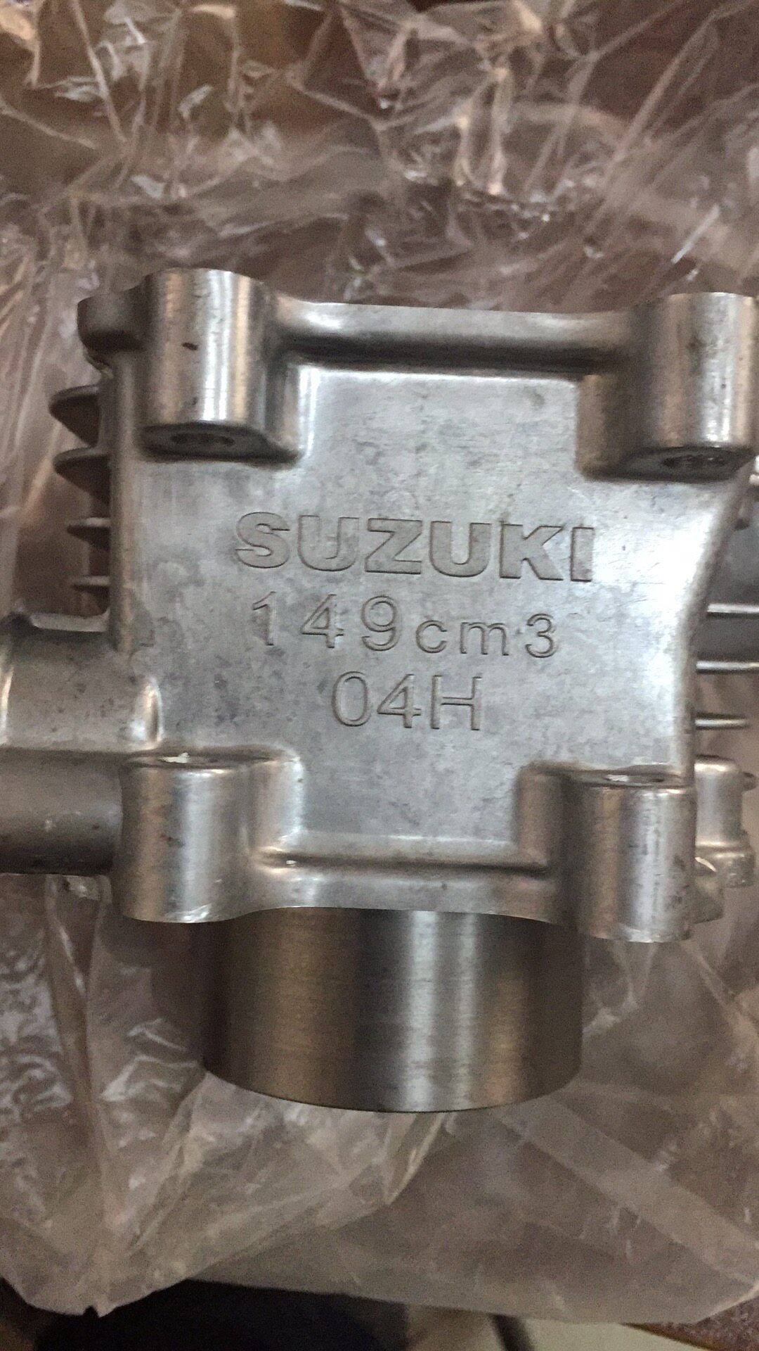 适用摩托车轻骑铃木国二锋彩QS150T-3气缸汽缸活塞环套缸149CM³