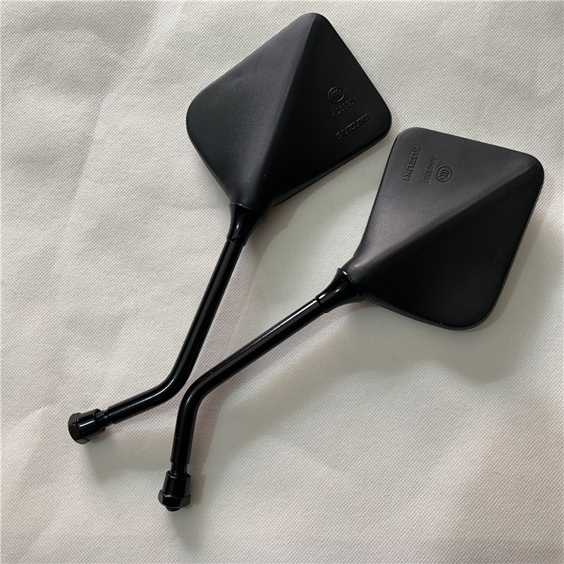 适用铃木HJ125-F 铃木王GS125 刀仔摩托车后视镜倒车镜左右反光镜