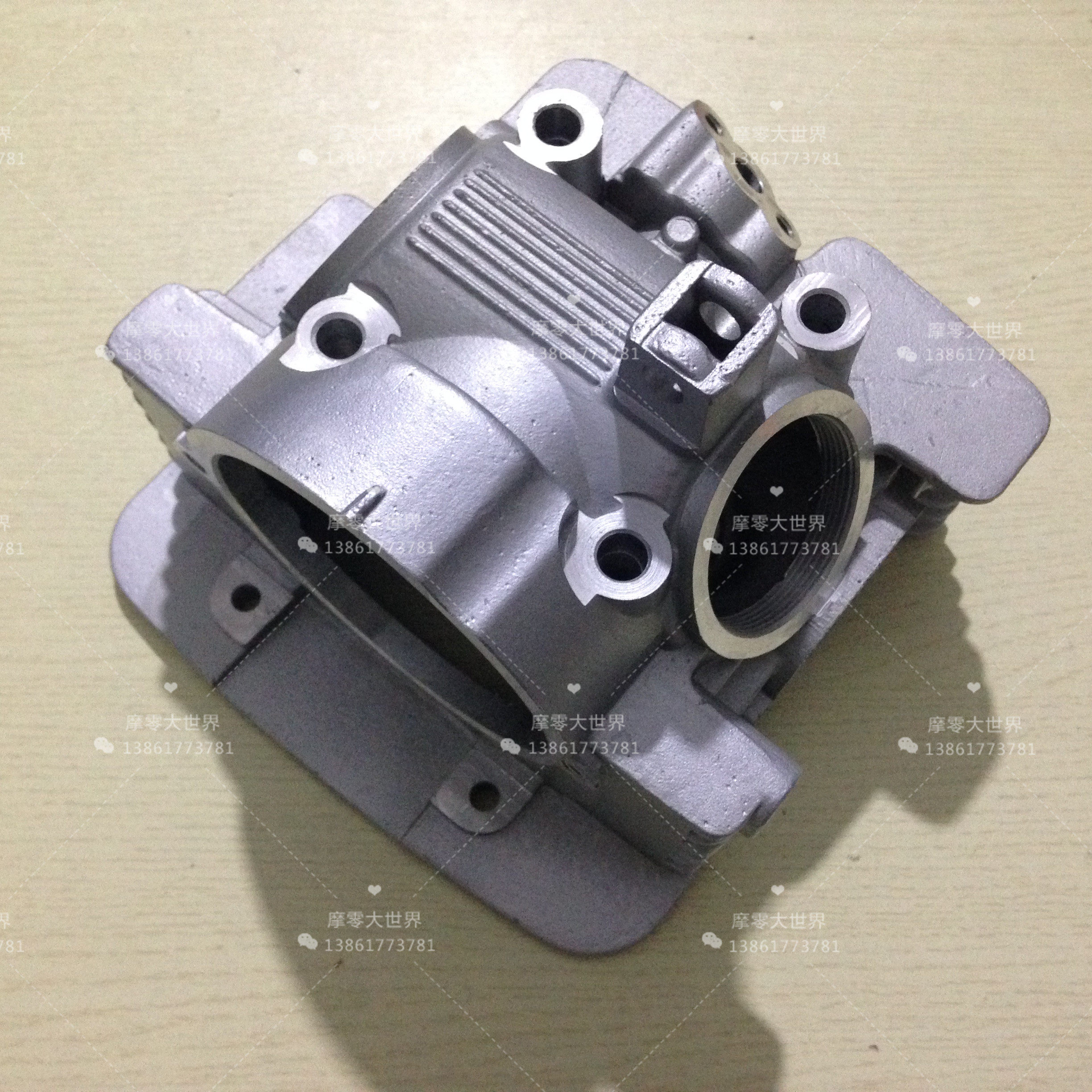 适用雅马哈摩托车 JYM125天剑天戟缸头YBR125汽缸头总成欧二缸头
