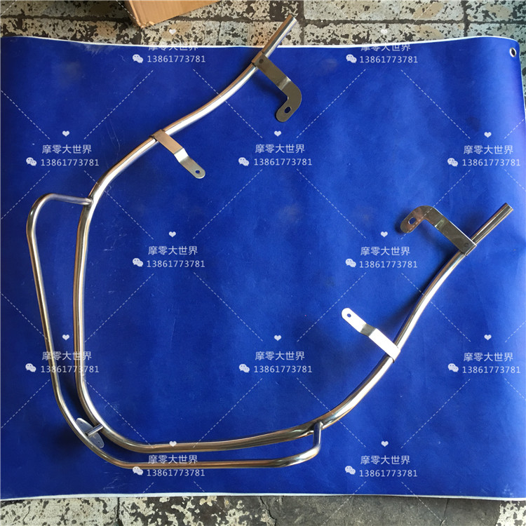 适用 海王星HS125T摩托车福星125保险杠 前后保险杠 护杠总成护架