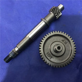 适用新海王星UA125T 天龙星后轮驱动轴后皮带盘轴惰齿齿轮变速箱