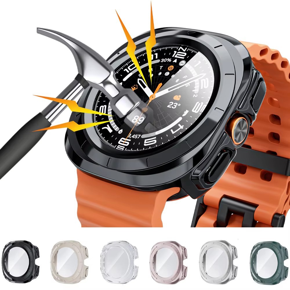 适用三星Galaxy Watch 7 Ultra壳膜一体保护壳三星7Ultra全包表壳