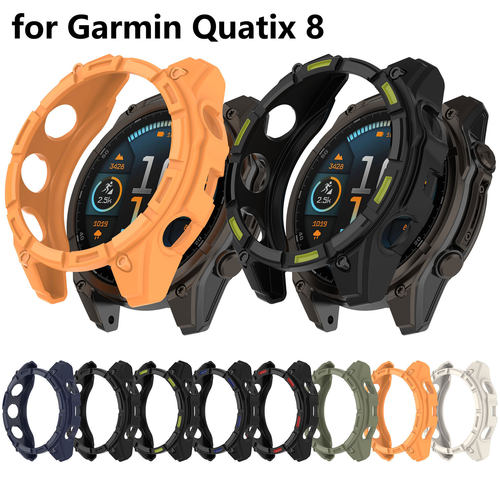 适用佳明Quatix8镂空铠甲保护壳Q