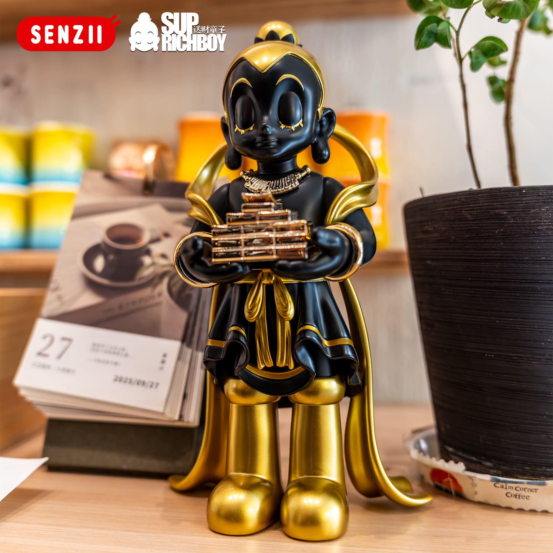 SENZII千記商行·财神院子-金靴玄身暗夜版限量手办礼物收藏