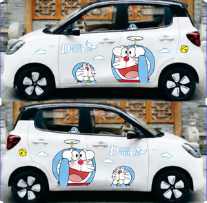 五菱宏光MINIEV四门版哆啦A梦贴