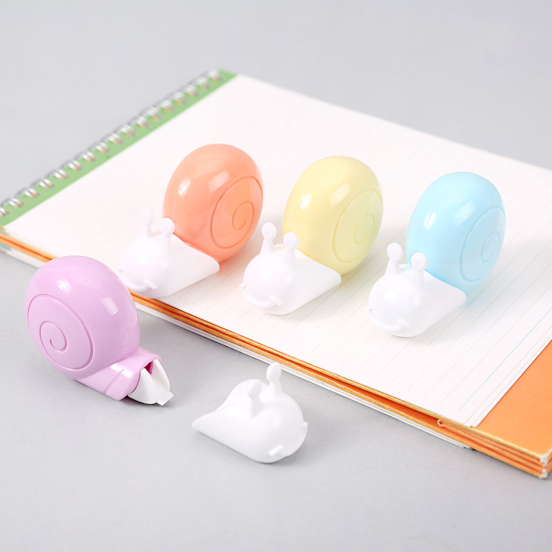 CHENGUANG 편지지 작은 달팽이 교정 테이프 크리 에이 티브 동물 모양 교정 테이프 귀여운 학생 6 미터 교정 테이프 55601