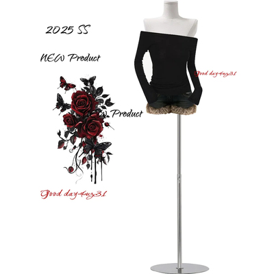 大码美式复古毛绒拼接牛仔短裤