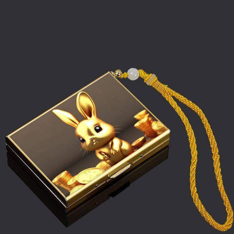 不锈钢卡包钱包防盗刷金属超薄防消磁小巧卡盒信用卡套卡片夹男士