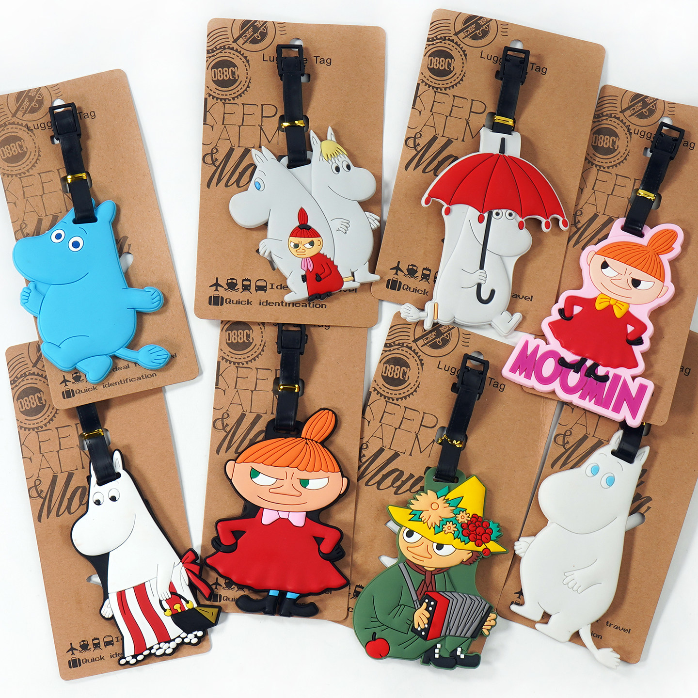 卡通动漫小肥肥登机牌亚美姆明一族行李牌箱包吊牌旅行挂件史力奇,户外/登山/野营/旅行用品,其他安全防盗产品,淘宝优惠券,粉丝福利购,淘宝优惠卷