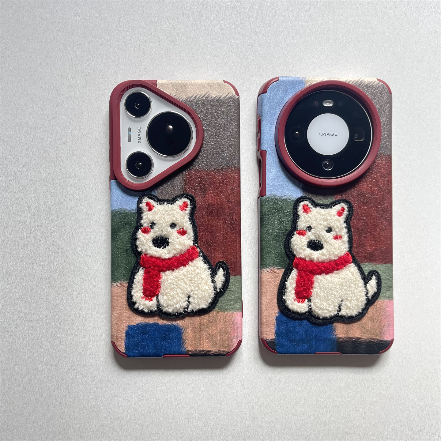 适用华为mate70皮纹日韩防摔壳