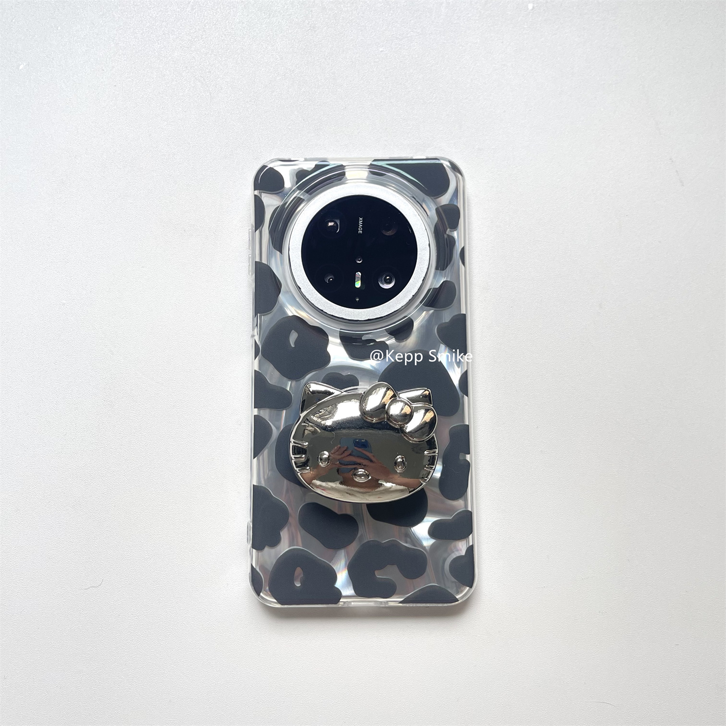 高级感甜酷辣妹豹纹kt支架适用华为mate70pro手机壳matepro双层新款pura80pro保护套mate60防摔pura70pro网红