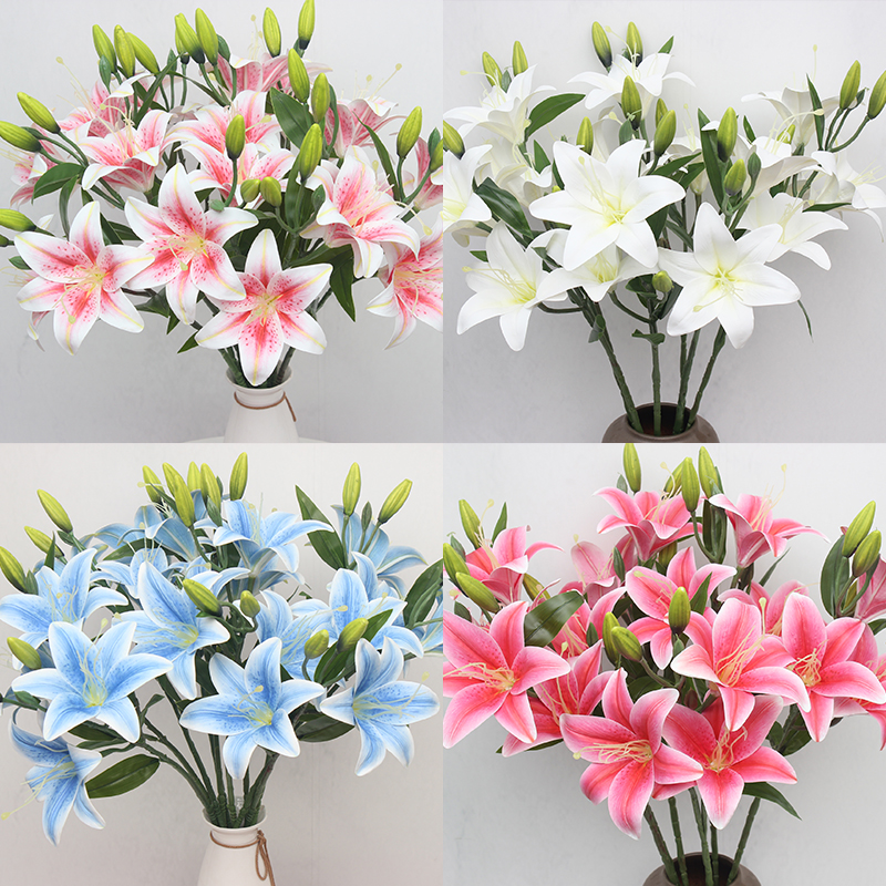 百合仿真花花悦澜婚庆仿真花