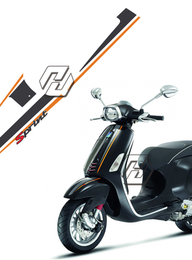 适用维斯帕Vespa 冲刺Sprint50 150 2018-2022年改装贴纸贴花拉花