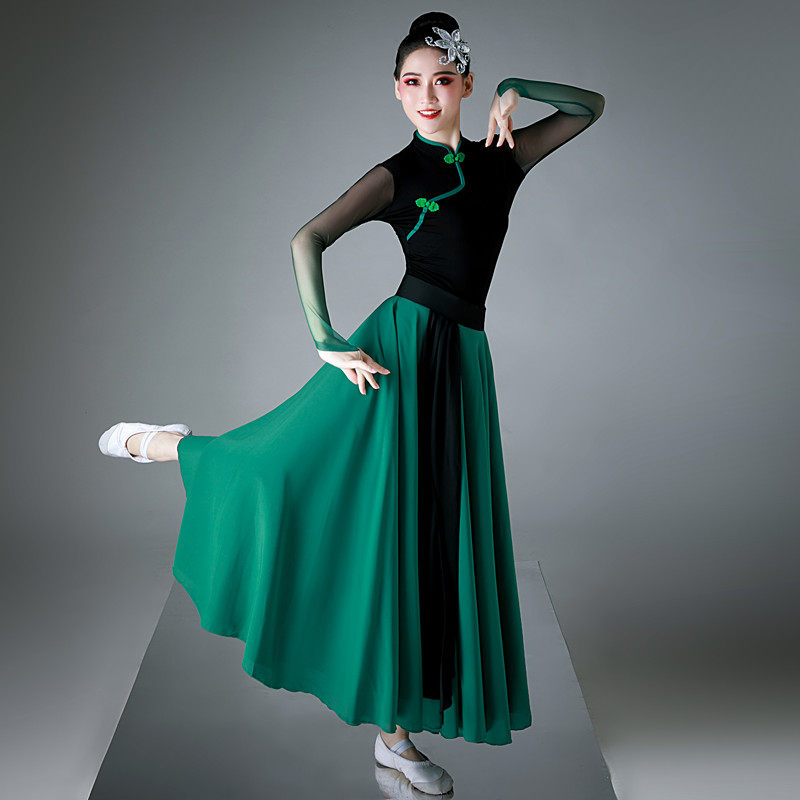 蒙古舞蹈演出服女少数民族服现代舞大摆裙游牧时光舞蹈成女女新款
