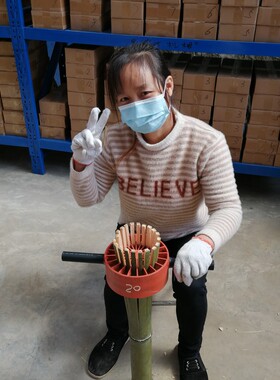 劈竹器 破竹器 开片机破竹机劈竹刀劈竹神器2~32刀 都是直径165mm