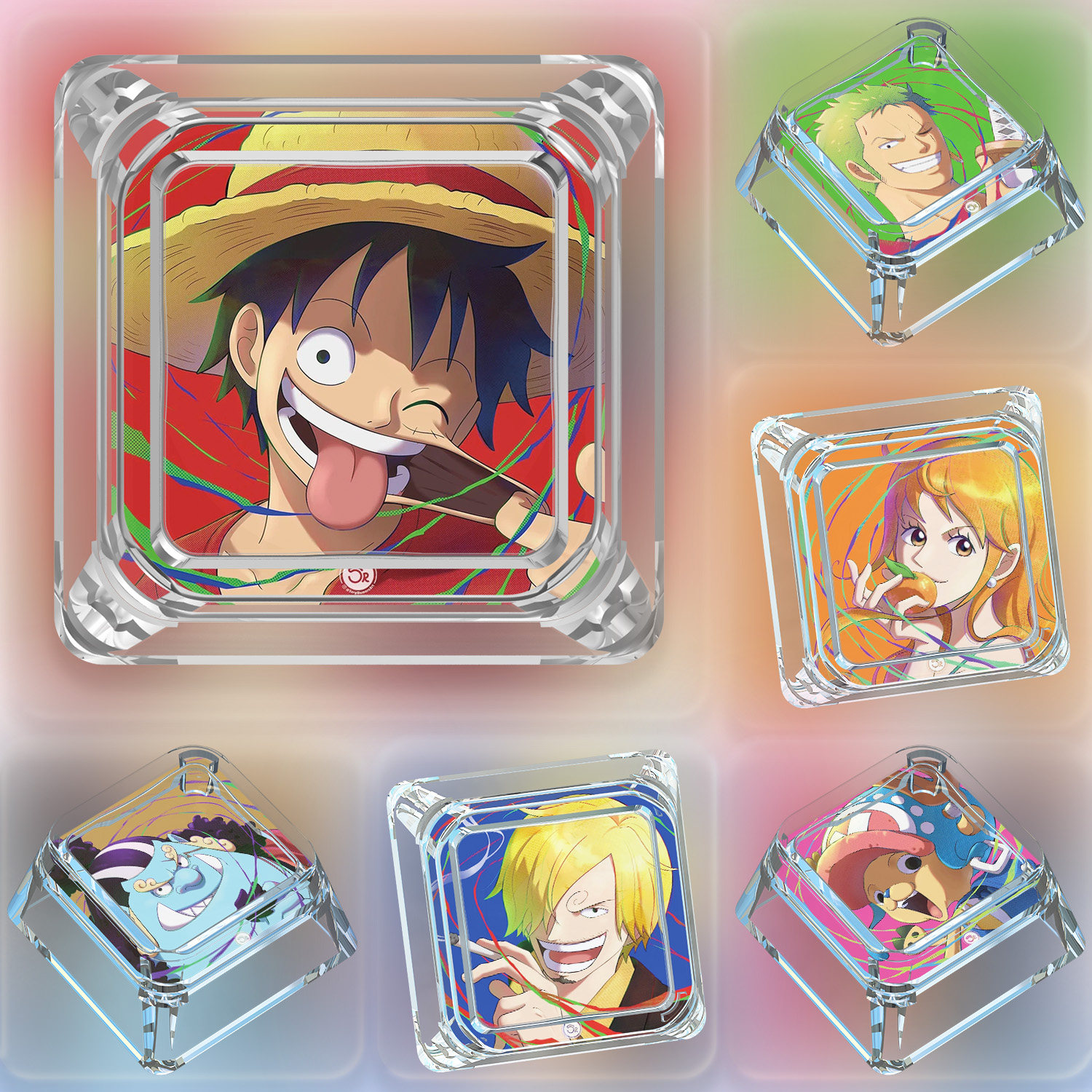 海贼王键帽单个卡通可爱新年热血甚平路飞娜美机械键盘透明PC键帽,电脑硬件/显示器/电脑周边,键帽,淘宝优惠券,粉丝福利购,淘宝优惠卷