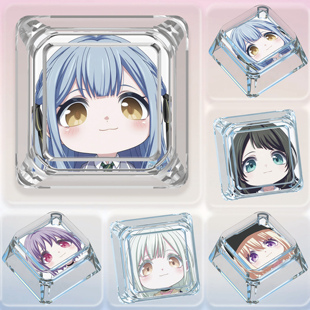 Ave Mujica主题丰川祥子键帽单个若叶睦透明机械键盘十字轴