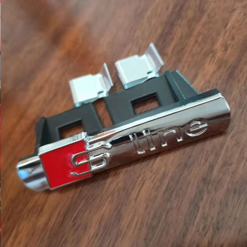中网标奥迪金属合金sline适用于A4L A6L A1 A3 Q5 A5汽车改装车标