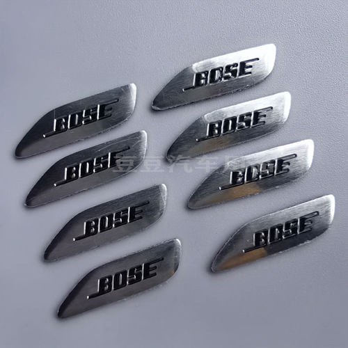 适用BOSE音响喇叭罩车标贴装饰贴音箱中控台汽车内饰个性改装标贴