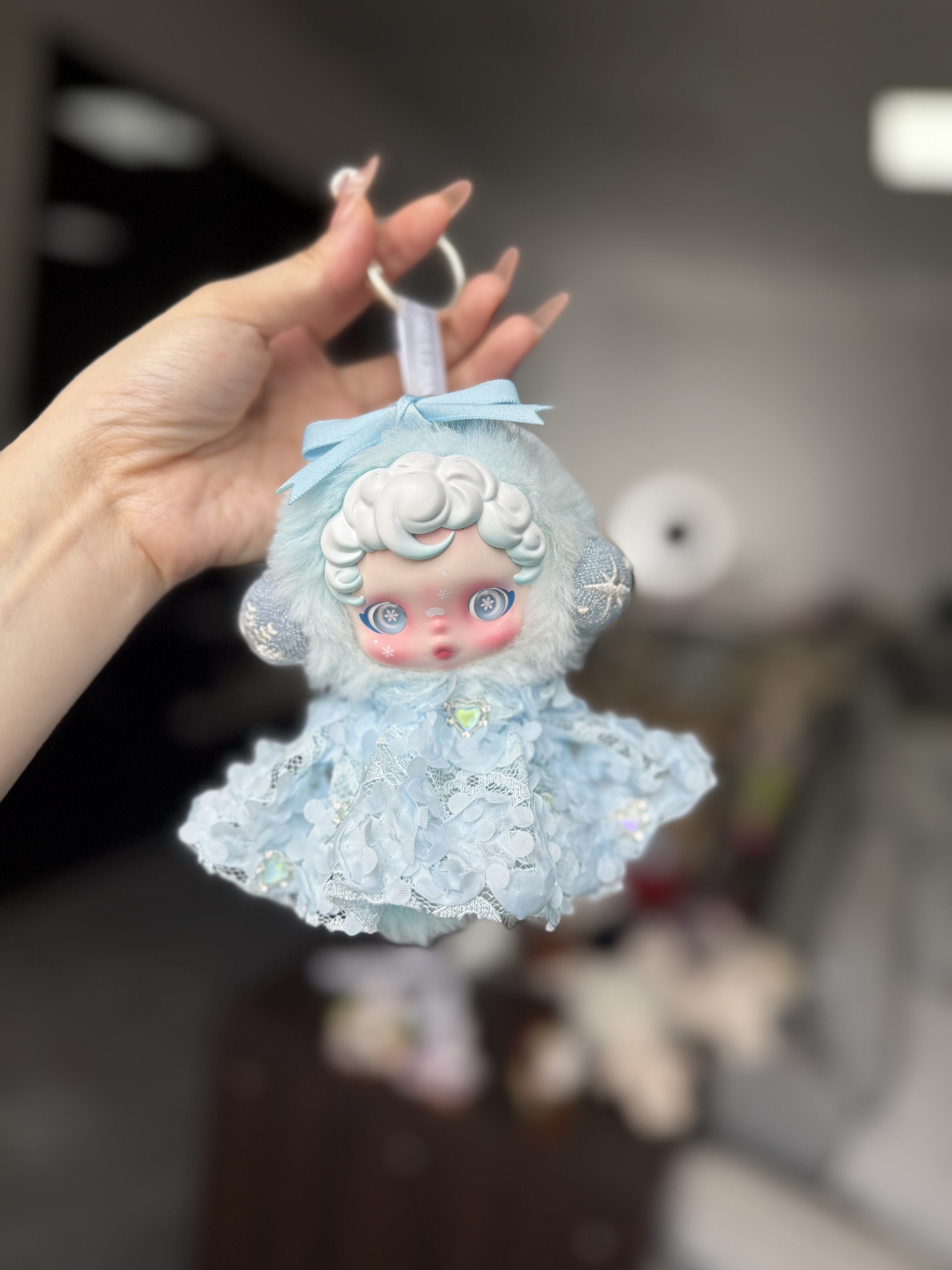 【仅衣服】蓝莓慕斯Sp娃衣17cm搪胶泡泡玛la布布衣服公仔着替