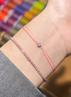 巴黎红绳illusion粉色全绳双绳