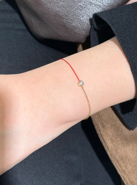法国转运小红绳手链本命年礼物