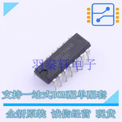 逻辑门 CD4078BE DIP-14 TI 全新原装进口
