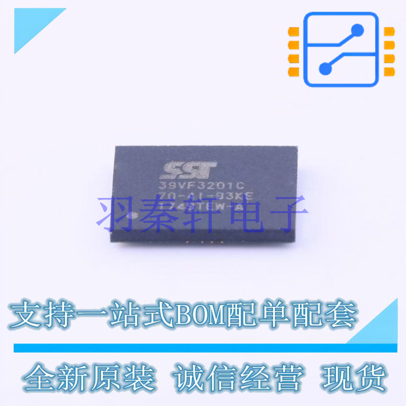 NOR FLASH SST39VF3201C-70-4I-B3KE TFBGA-48(6x8) MIC 全新原装
