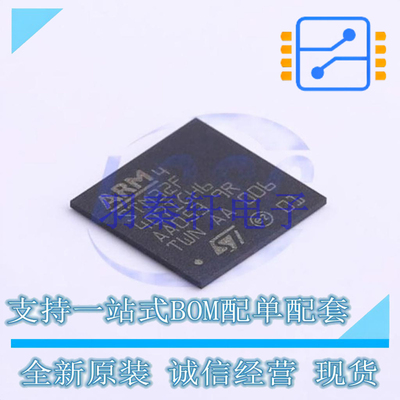 单片机(MCU/MPU/SOC) STM32F407IGH6 UFBGA-201 ST 全新原装进口