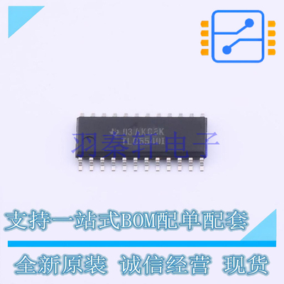 模数转换芯片ADC TLC5540INSR SOIC-24-208mil TI 全新原装进口