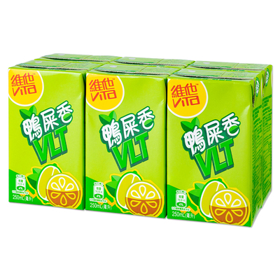 港版维他网红鸭屎香柠檬茶饮料香港涩得起香水柠檬汁红茶聚餐饮品