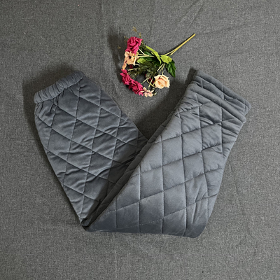 爸爸休闲家居棉裤中老年三层加厚睡裤男爷爷珊瑚绒夹棉长裤可外穿