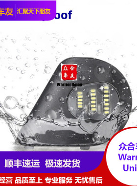 适配公羊皮卡RAM1500 2500 10-19 倒车镜后视镜转向灯照地炫彩LED