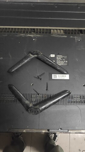 TCL D50A710底座 原装机拆机件 实图拍摄 配带螺丝