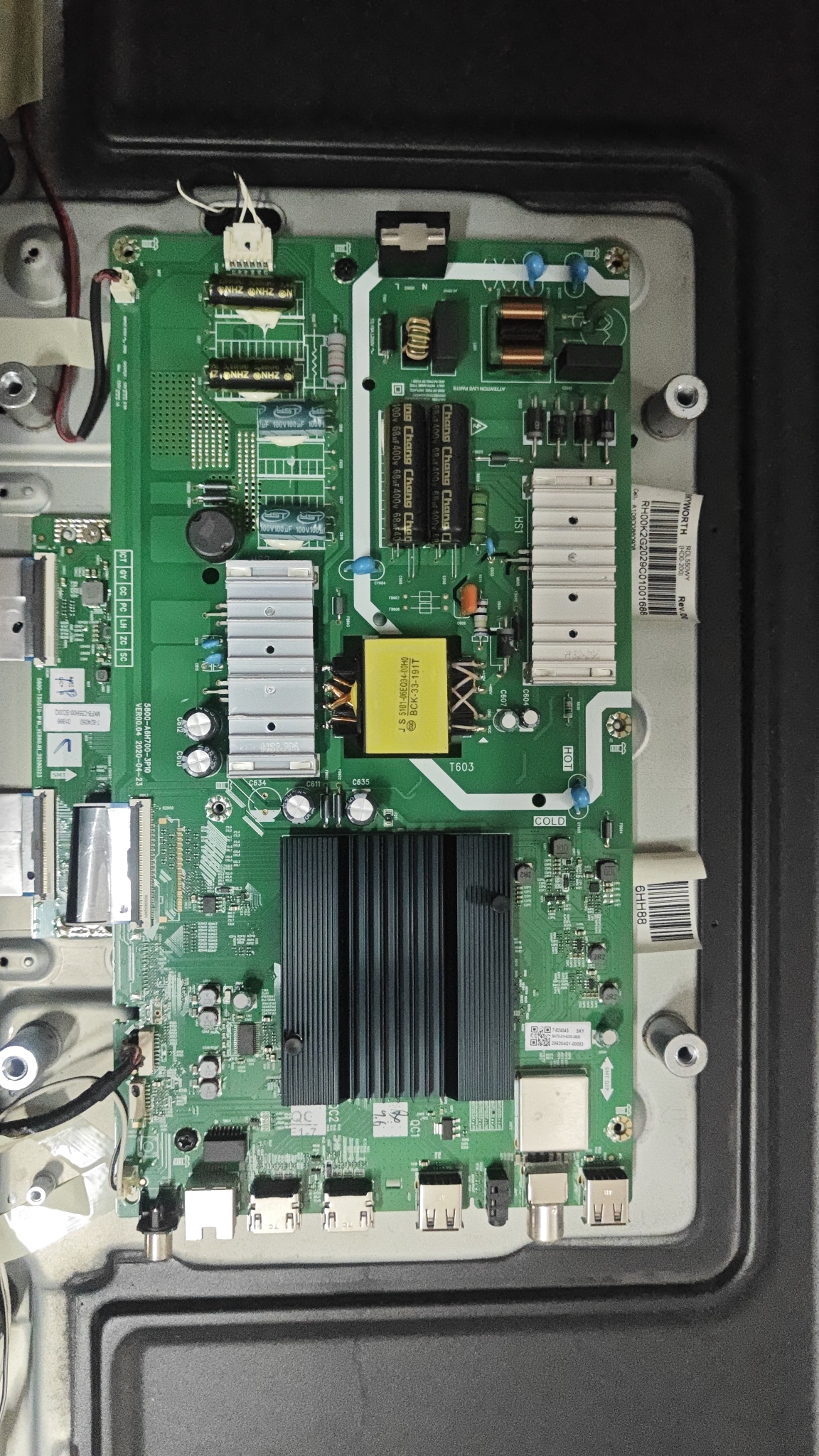 原装创维 55P30 55M9S主板5800-A6H700-3P10 屏RDL550WY(HD0-200)