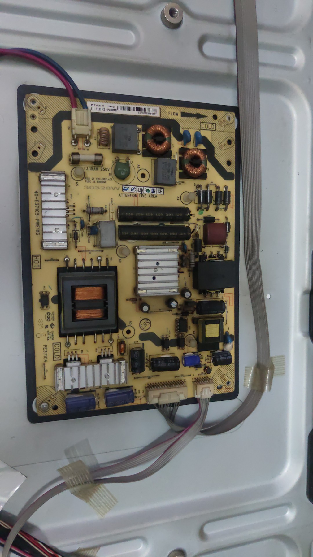 原装 L48F3600A-3D L42E3500A/E5500A-3D电源板 40-E371C5-PWE1XG