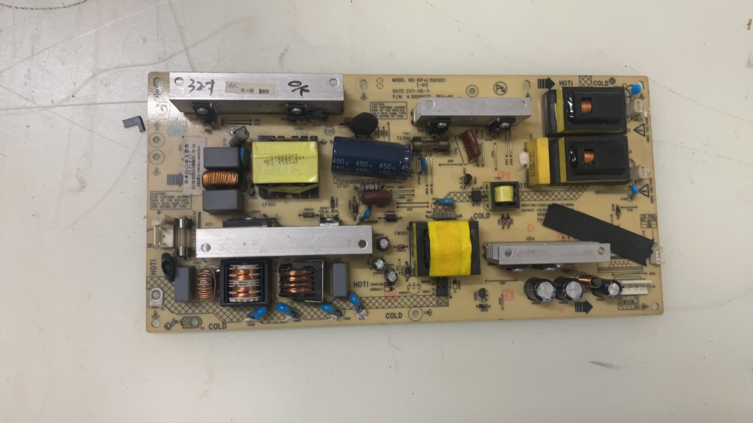 康佳LC32F1000PD LC37FS81C LC37F1000PD电源板34008155 35016037