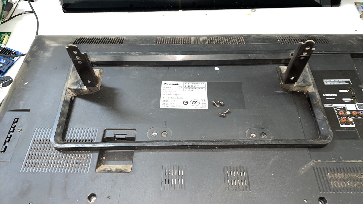 原装二手 松下TH-42A400C 42AS600C底座 支架 座子 台座 配送螺丝