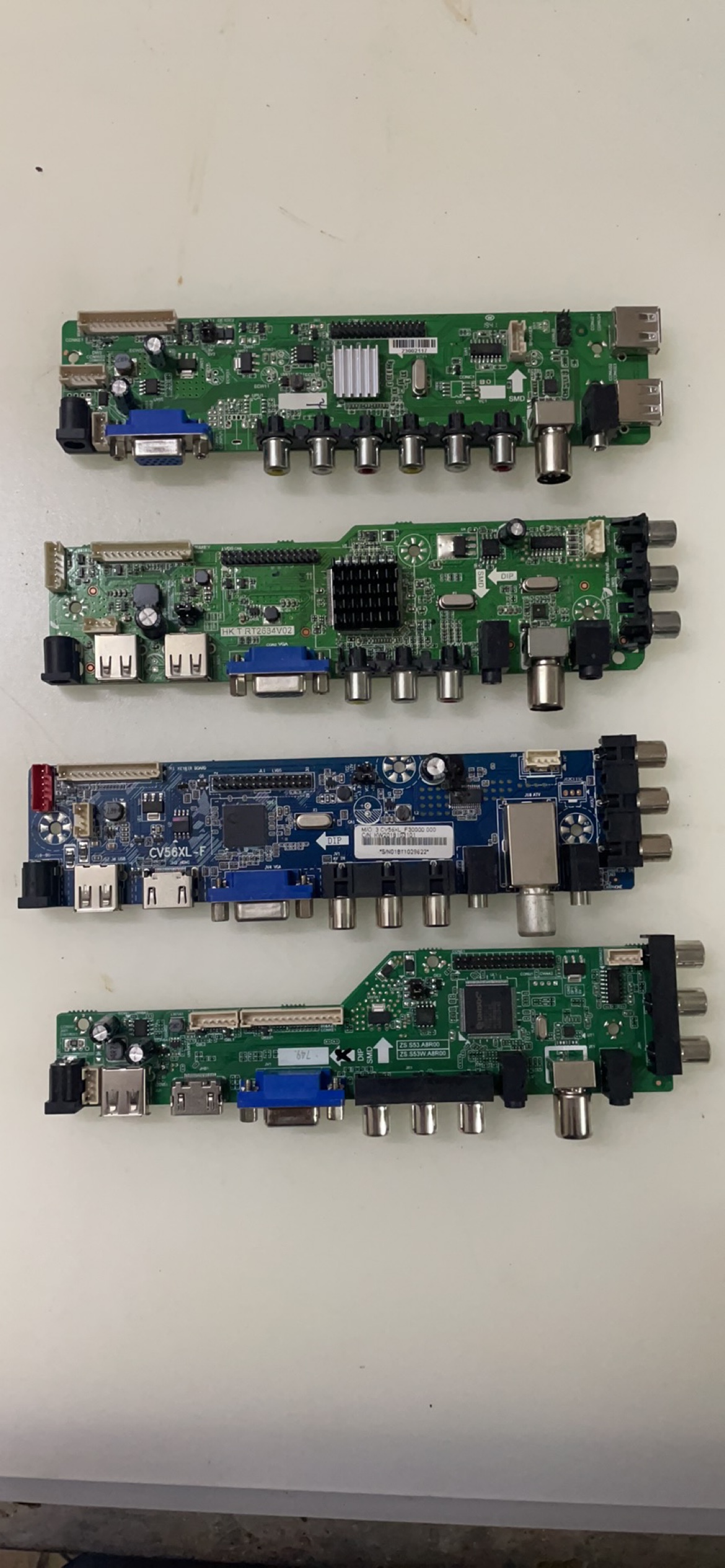 CV56XL-F HK.T.RT2634V02  HL.V56G.DU  AS.S53.A8R00驱动板