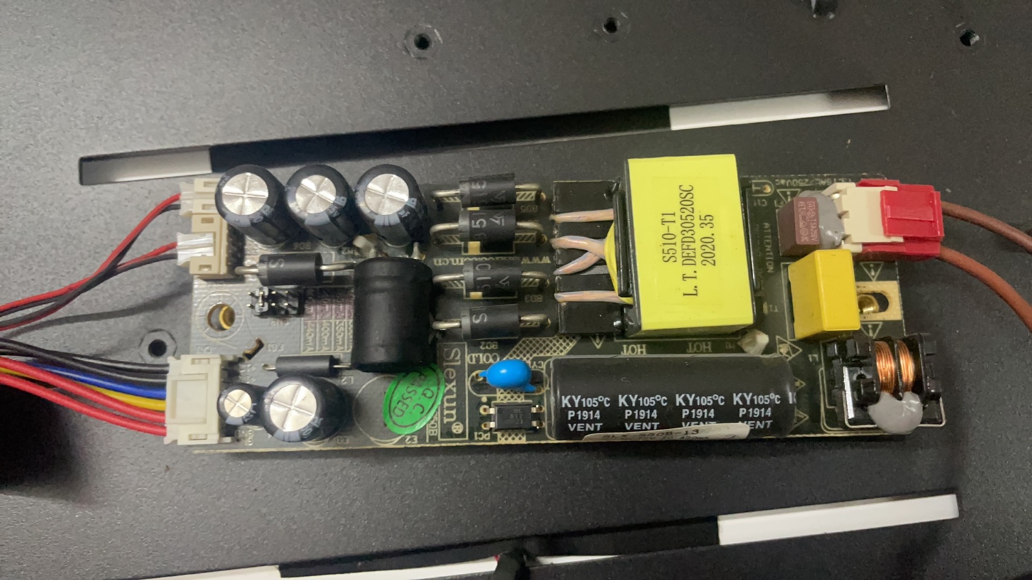 20-37寸广告机 电源板 SLX-S50B-13 恒流350-440mA 测好