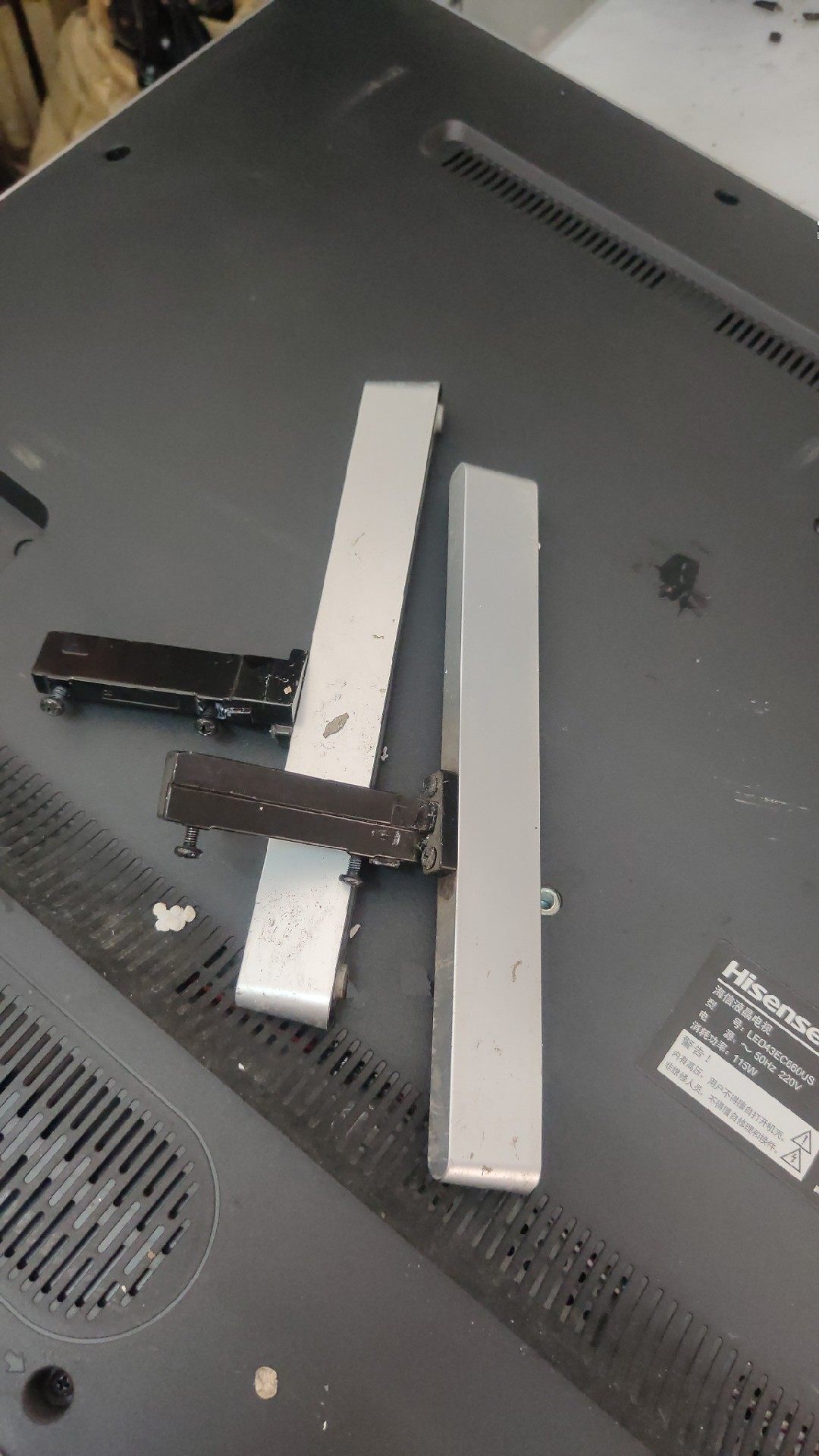 原装海信LED43EC660US 底座 台架 支架配螺丝现货