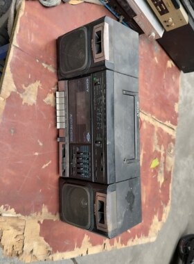 索尼CFS-1010S 老式收音机70年代家用老式收录机 不通电