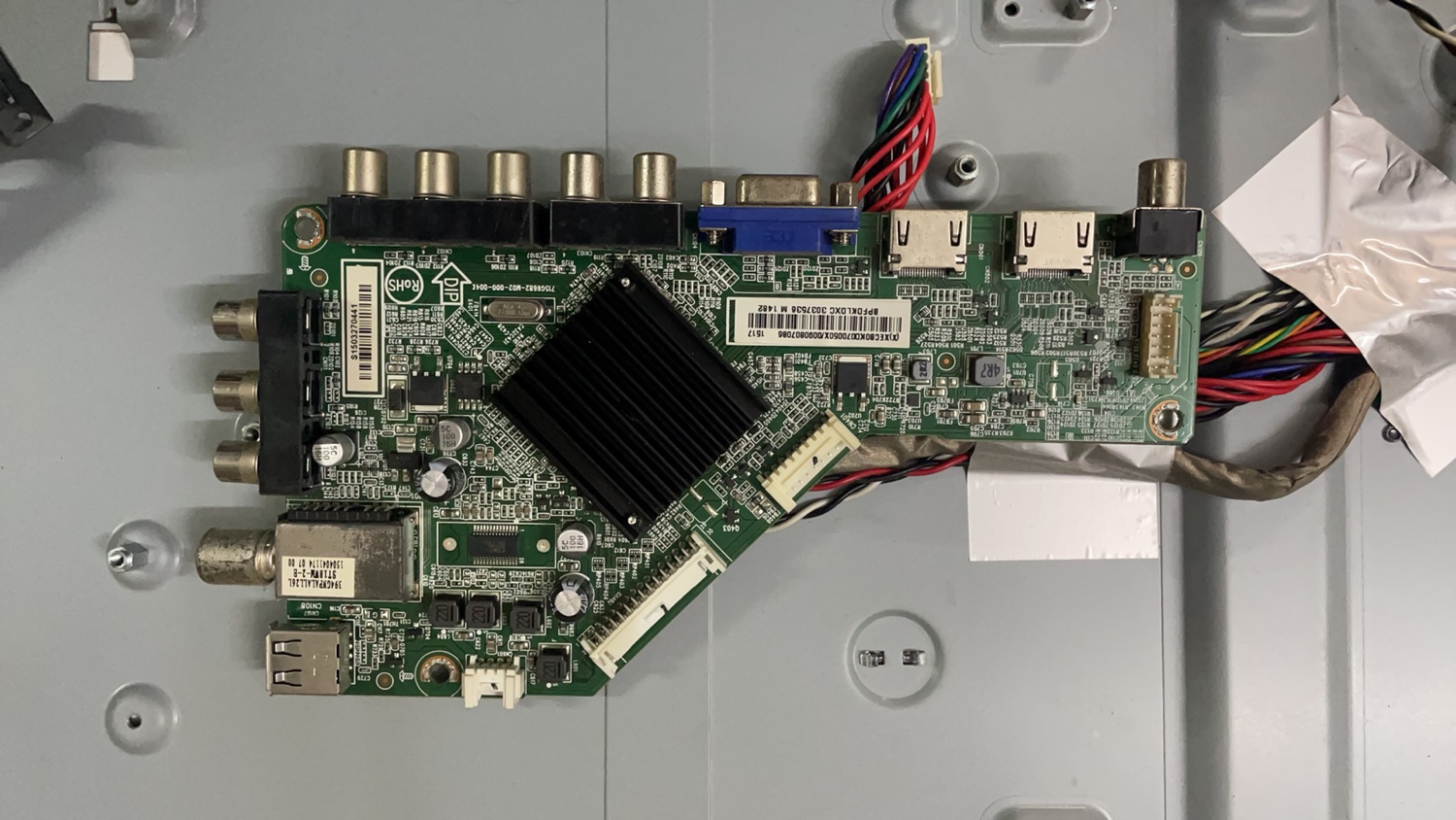 海尔模卡43A3 LE43A3300主板715G6682-M02-000-004K屏TPT43H3测好