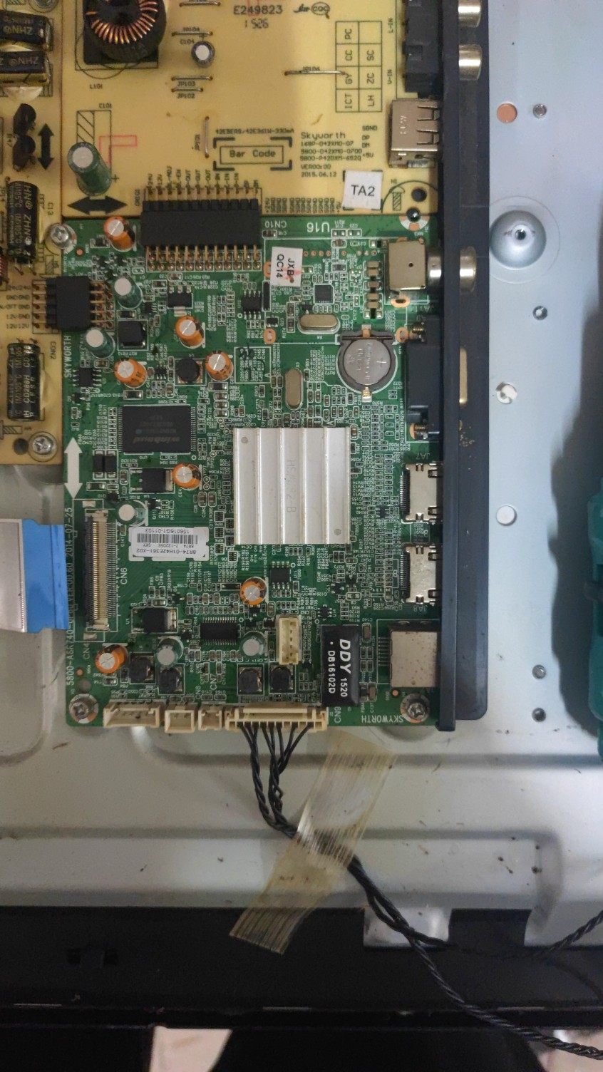 创维32/42E361W 40E361W主板5800-A8R740-0P60 配屏RDL420FY QD0 - 实物图