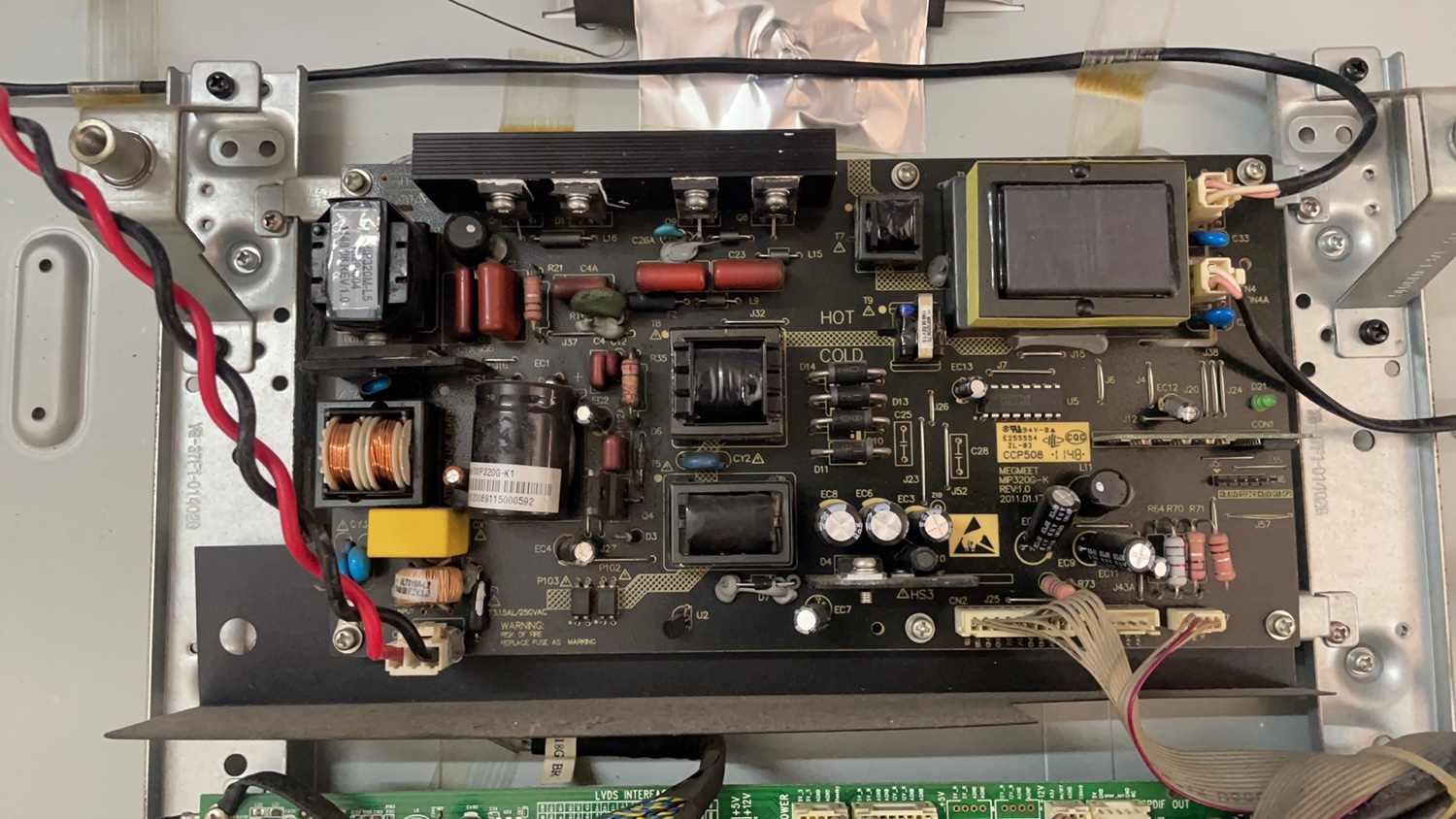 原装三洋LCD-37CA320电源板MIP320G-K REV1.0 测好