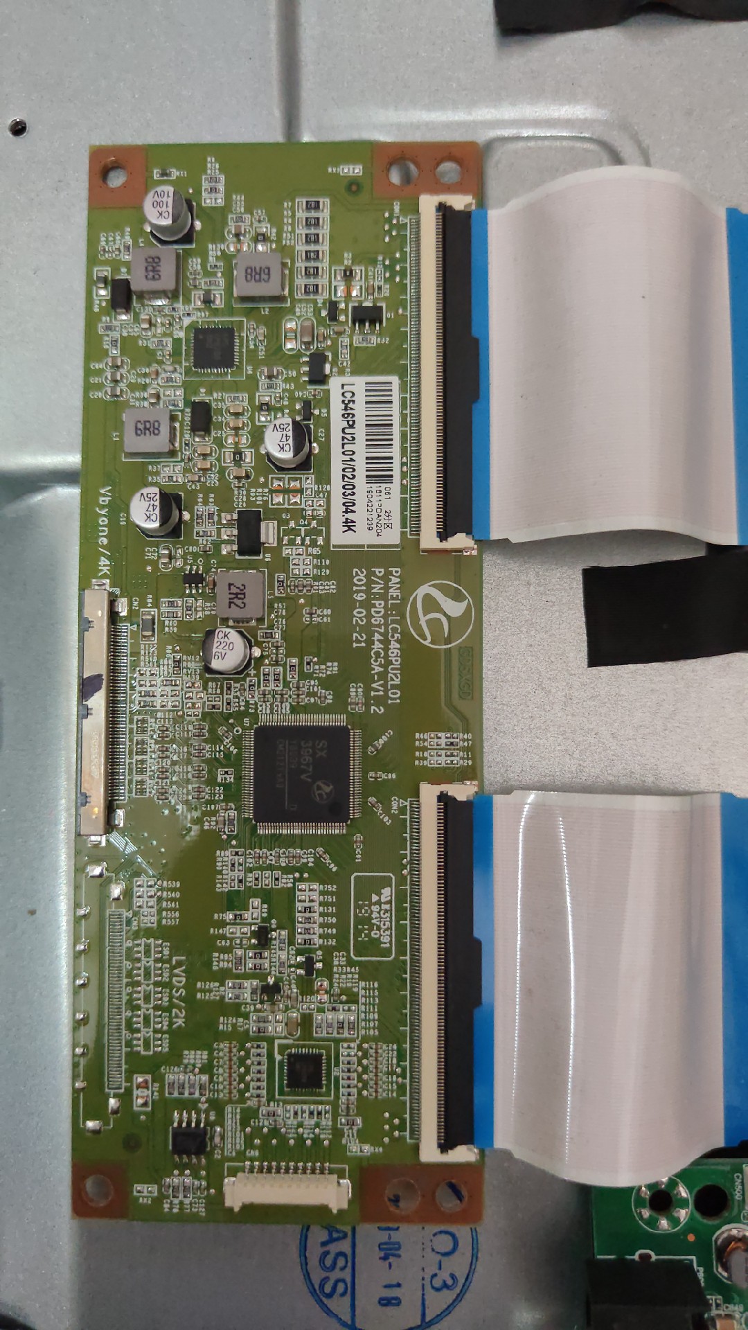 乐视D55PUC2N逻辑板 LC546PU2L01 PD6744C5A-V1.2 熊猫屏逻辑板