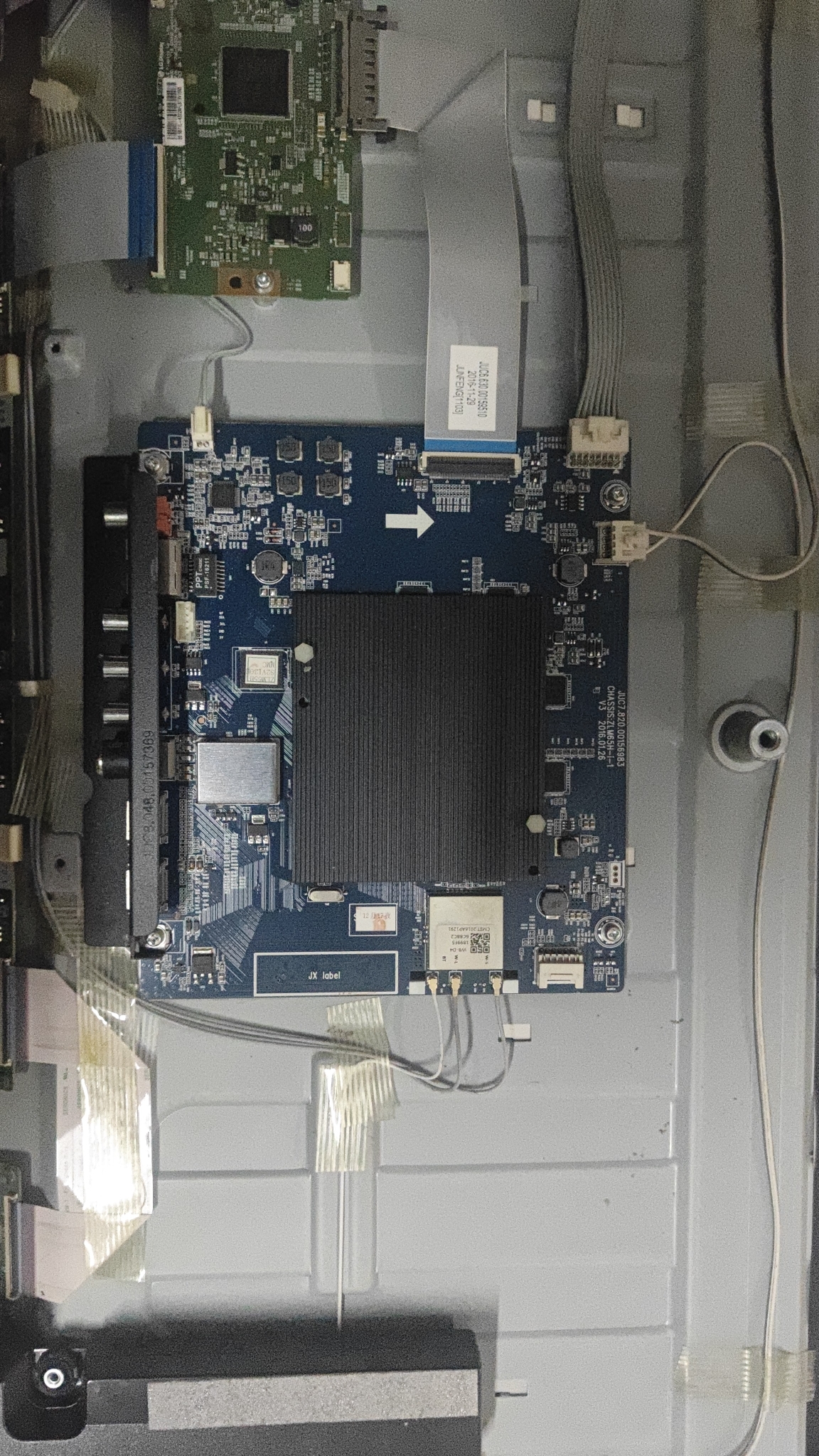 原装长虹 55/60Q3T主板JUC7.820.00156983 配屏 可选