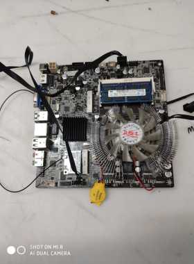 迷你工控 一体机主板GC68-3400M-l 8JXM-P7214-050 带CPU 2g内存