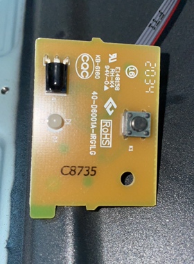 TCL55A364 55F8/L8 43M8F 49D6 43F6F遥控接收板40-D6001A-IRG1LG