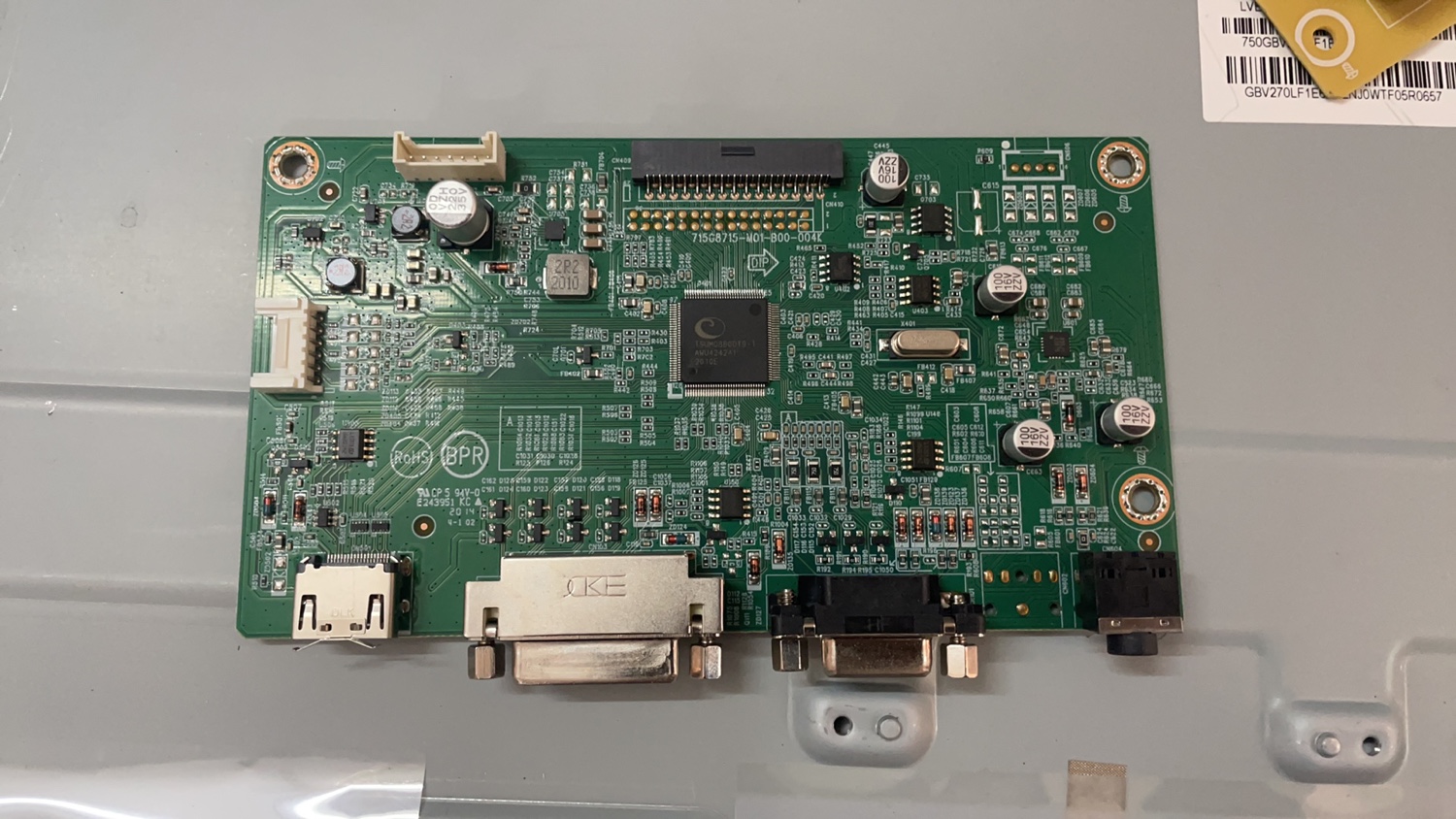飞利浦 273V7Q驱动板 主板715G8715-M01-B00-004F/K屏LC270LF1L01
